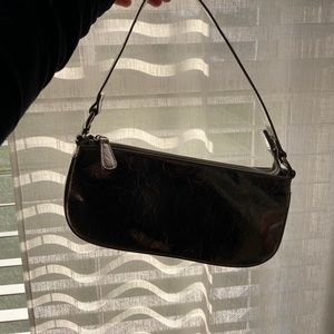 Urban outfitters silver metallic shoulder bag